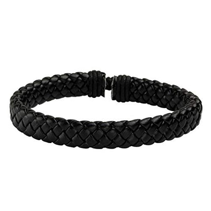 Leather Braided Bracelet Cuff Wrap Wristband for Men Women Adjustable - color: B:6pcs