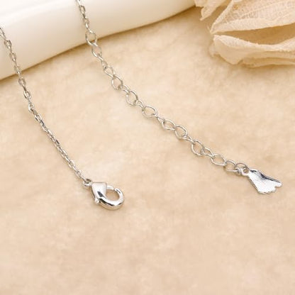 Sonateomber Gold Waterproof Ankle Bracelets for Women, Dainty Cute Adjustable Foot Non tarnish Anklets Summer Beach Jewelry Gifts - color: Silver Heart