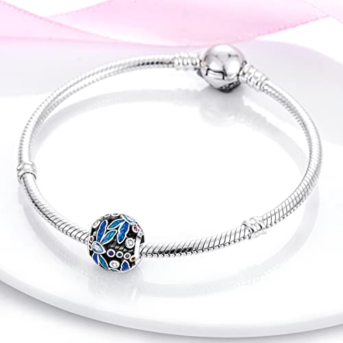 MULA 925 Sterling Silver Charms for Bracelets and Necklace Family Pendants | Airplane Travel Dangle Beads Family Tree Jewelry Charms for Women - color: Dragonfly Charm