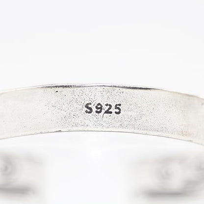 Innocence S925 Silver-Plated Antique Wide Feather Cuff Bracelet For Men Women Adjustable Retro Twisted Feathers Bracelets Gift Jewelry - color: Flower