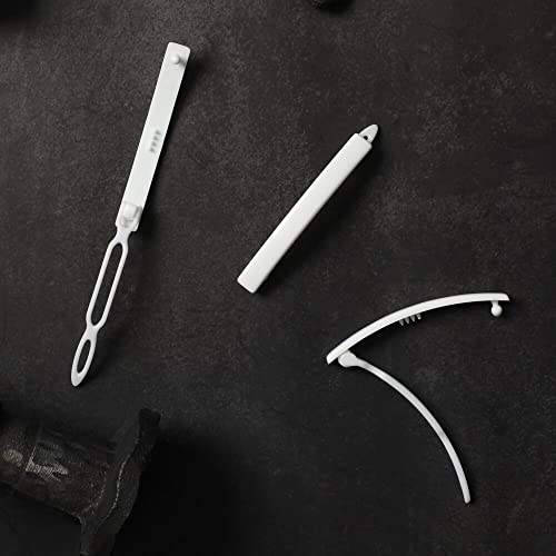 12pcs Hair Barrettes Set for Women and Girls, Hair Clips for Thick Thin Fine Hair, Non-metal Hair Accessories, Non-Slip Grip Handmade Snap Hairpin, BPA Free | Non-metal BPA-free snap hairpins with a non-slip grip for thin, fine or thick hair; handmade in