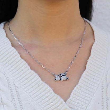 RZKING Silvery Necklace for Women, Gifts for Friend Mom Daughter Teacher - style: Panda