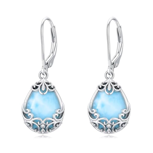 Dorunmo s925 Sterling Silver Western Dangle Drop Earrings Birthday Jewelry Gifts for Women - style: Filigree