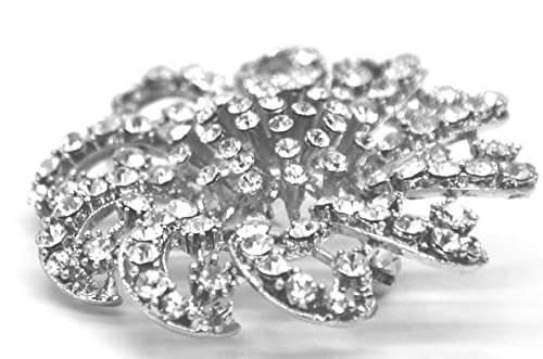 Belagio Enterprises 2 1/2-Inch Rhinestone Brooch | BW-171-182 - size: 2-1/2-Inch, style: BW-147
