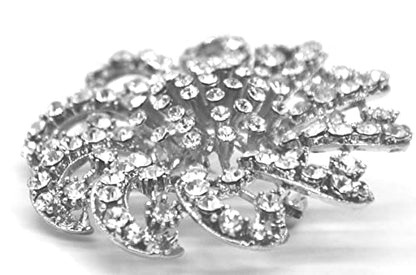 Belagio Enterprises 2 1/2-Inch Rhinestone Brooch | BW-171-182 - size: 2-1/2-Inch, style: BW-147