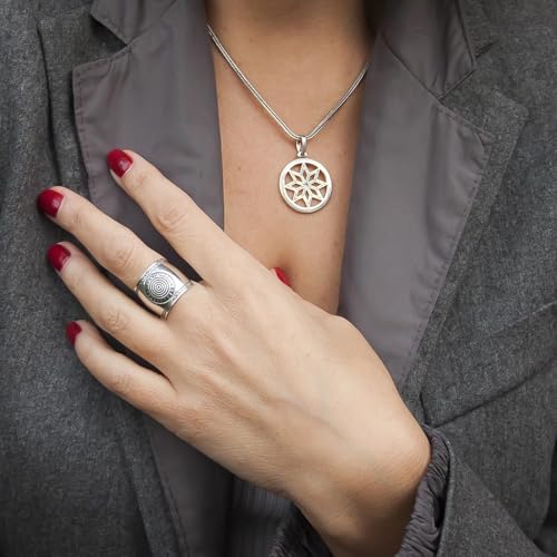 Solid 925 Sterling Silver Foxtail Chain Necklace, Width 1.5mm - Oxidized Non-Tarnish Unisex Snake Design Wheat Chain Necklace for Men Women 17.7" 19.7" 21.6" 23.6" Inch - Handmade - style: 17.7" - 45 cm