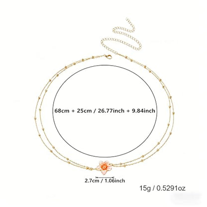 Gold Starfish Waist Chain Belt for Women Pearl Starfish Shell Mermaids Belly Chains Layered Boho Flower Belt Chains Sex Bikini Body Chain Mermaids Costume Accessories Summer Beach Jewelry - style: Pink Flower