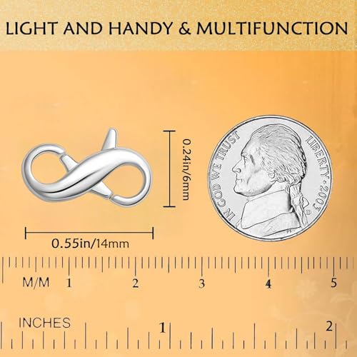 Stainless Steel Lobster Clasp,Lobster Clasp Necklace Extender, Bracelet Connector for DIY Jewelry Repair, Gold,Silver (10pcs Gold) - color: 10pcs gold