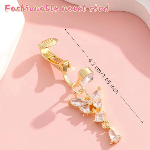 Multi-Layer Body Chain and Fashionable Navel Stud Set, Golden Shoulder Strap, Women's Body Jewelry, Suitable for Beach and Party Occasions