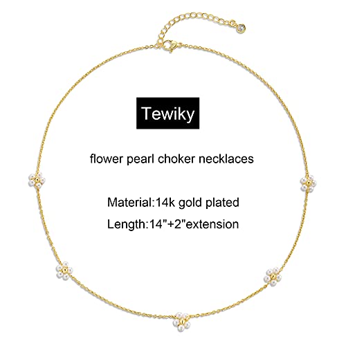 Tewiky Layered Necklaces for Women 14k Gold Plated Chain Necklace Set | Chunky Herringbone/Snake/Rope/Box/Cuban Link Chain for Women, Layering Stack Choker Necklace, Dainty Jewelry Set Non Tarnish - color: Gold--style M