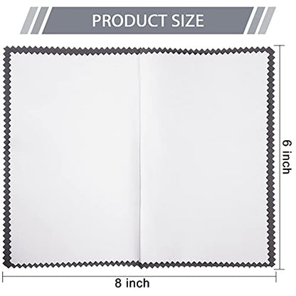 30 Pcs Silver Jewelry Polishing Cloths 6 x 8 inches Jewelry Cleaning Cloth Sterling Polish Cloths for Jewelry