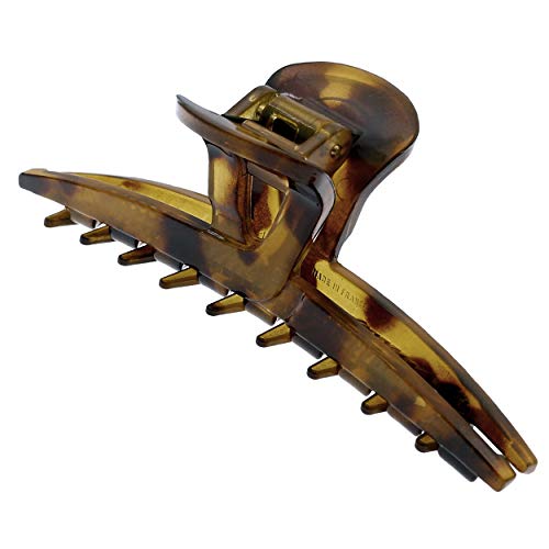 Camila Paris CP2382 French Hair Clip for Women, Narrow, Strong Hold Grip Double Teeth Girls Hair Claw Clips Jaw, Fashion Durable Styling Hair Accessories for Women, Made in France - color: Tokyo 4"