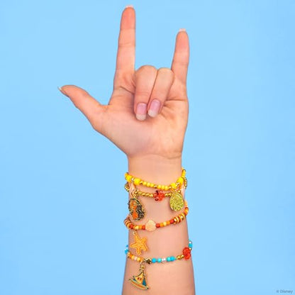 Fashion Angels Disney Moana 2 Tropical Tide Jewelry Design Kit | Includes Assorted Beads & Charms, Makes 10+ Nautical Bracelets, Fun Craft for Kids Ages 8+ - size: Moana 2 Tropical Tide Jewelry Kit