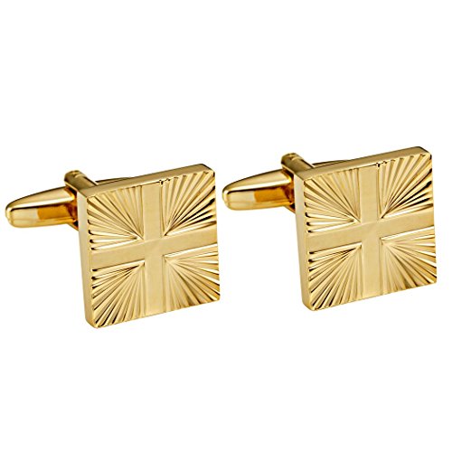 Urban Jewelry Mens Stainless Steel Nautical Knot Cufflinks Formal Wear | Nautical Cufflinks Stainless Steel Rust Resistant Finish Formal Wear Essential Business Style Essential Design - color: Cufflinks with Abstract Cross Pattern
