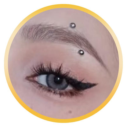 6prs(12pcs) Surgical Steel Tiny Curved Eyebrow Ear Navel Belly Lip Ring Barbell Piercing Jewelry 16g 6mm/8mm/10mm (Steel)