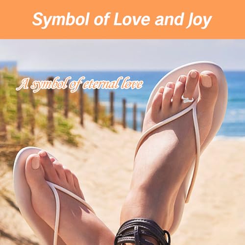 Toe Ring for Women Cute Adjustable Big Toe Rings Non-Tarnish Diamond Jewelry Waterproof Stainless Steel Toe Rings Plated Triple Moonstone Snake Knot Simple Band - color: Silver