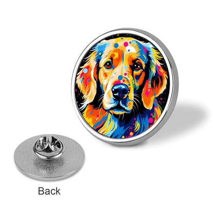 Gothic Raven Flowers Badge Pin Round Badge Metal Button Badges Brooch Lapel Pin for Men Women 1 Inch - color: style-7