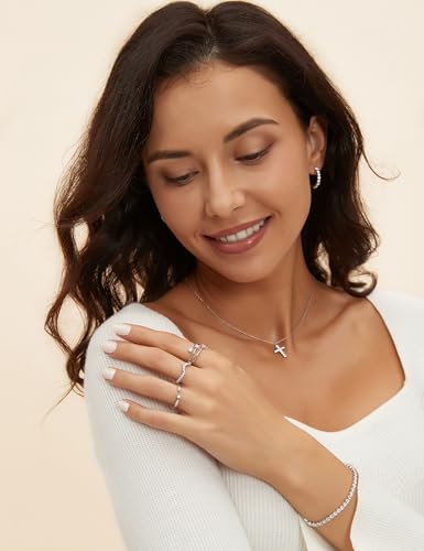 Mameloly Wedding Bands for Women Curved 14K Gold Plated Dainty Stackable Cubic Zirconia Half Eternity CZ Engagement Rings for Her Size 3-12