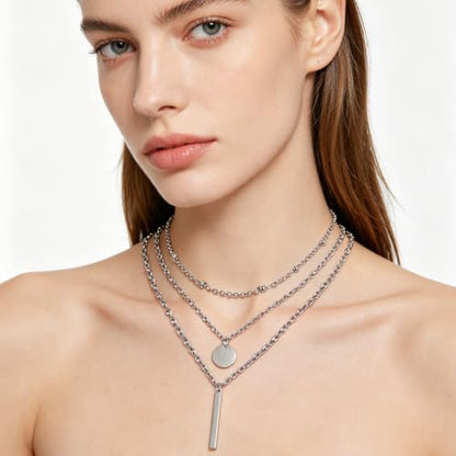 NEWITIN 61 Pieces Rose Gold Jewelry Set for Women Fashion Costume Jewelry | Bohemian Jewelry, Inlaid Cubic Zirconia, Gold Plated Necklace Bracelets Rings Earrings Set for Women Party Daily, Women Gifts - color: Multicolor