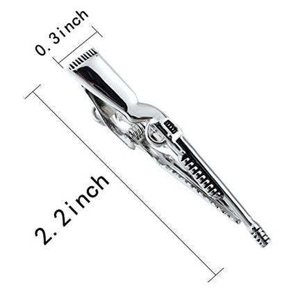 HAWSON 2 inch/ 2.2 inch Tie Clip for Men, Novelty Tie Bar Clip for Men and Boys, Interesting Tie Clip for Party - color: Gun