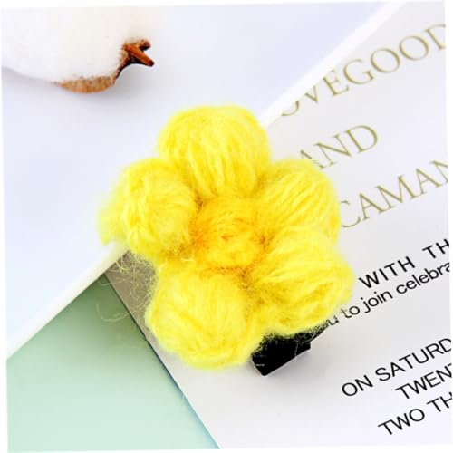 Ipetboom 12 Pcs Flower Hair Clips for Mixed Colors Bobby Pins Birthday Hair Accessories Hairpins Party Headdress Set Random Color