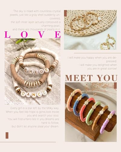20,000 Pcs Clay Beads Bracelet Making Kit, 120 Colors 6 Boxes Polymer Beads Spacer Heishi Beads & Jewelry Kit with Pendant Charms Elastic Strings, Crafts Gift for Kids Adults - color: Classic 120 Colors