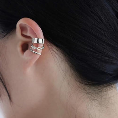 Ear Cuffs Non Piercing Ear Cuff Earrings for Women Gifts Trendy Stuff Clip on Cartilage Earrings Stacks Fake Earrings Jewelry Gifts - color: Z:Cuff1-S