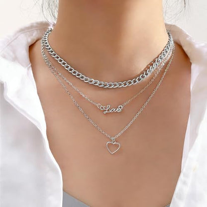 NEWITIN 100 Pcs Gold Silver Jewelry Set for Women Fashion Costume Jewelry | Bohemian Jewelry, Cubic Zirconia, Gold Plated Necklace Bracelet Ring Ear Cuff Earrings Set for Women Party Daily, Women Gifts - color: Gold Silver