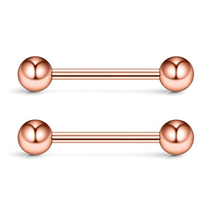 316L Stainless Steel Nipple Shield Barbell Ring Bar Body Piercing 14G - style: Mix Color(12pcs)