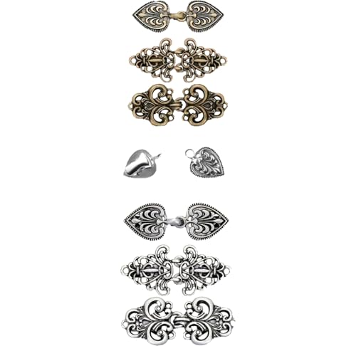 YiZYiF Vintage Sweater Shawl Clips Retro Cardigan Collar Dress Shirt Brooch Clips for Women Wearing