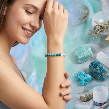 Bivei Protection Crystal Healing Bracelet | 8MM Strength Bracelet Spiritual Stretch Beaded Jewelry for Women Men Gift - color: Best Friend, size: Medium 6.8-7.3 inch