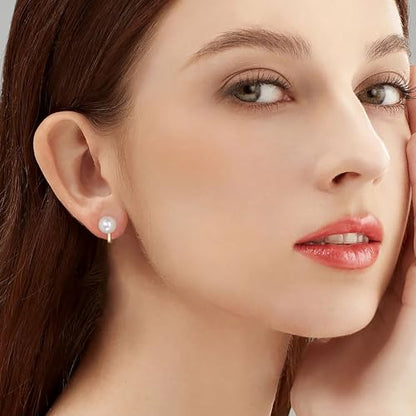 Cubic Zirconia Clip on Earrings - Women Hypoallergenic Comfortable Non Pierced Stud Earrings for Wedding and Dance Competitions, Clip-on Earrings Silver Gold - color: Gold