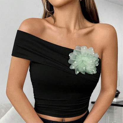 13cm/5in Beaded Mesh Flower Brooch Pin for Women Girls Dainty Round Shell Pearl Ball Beads Camellia Peony Flowers Brooches Lapel Hair Pins Elegant Wedding Anniversary Accessories Jewelry - color: Green