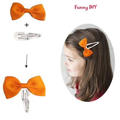 80 pack 2 Inch Silver Snap Hair Clips Hair Barrettes for Girls Kids Women | 2 inches 5cm snap hair clips water drop clips non slip hair accessory - color: Silver