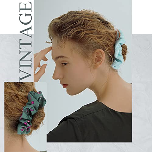 65 Pcs Velvet Hair Scrunchies Hair Bands for Women or Girls,Elastic Soft Ponytail Holder Hair Ties for Birthday, Party, Thanksgiving, Christmas | Elastic Soft Ponytail Holder Hair Ties for Birthday, Party, Thanksgiving, Christmas - size: 1 Count (Pack of