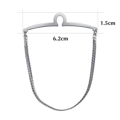 Yoursfs Tie Chains for Men Gold and Sliver Tie - style: Sliver Tie Chain
