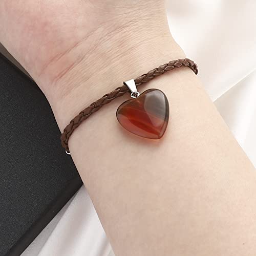 Lezam 24 Pieces Healing Crystal Heart Moon Cross Shaped Pendants Necklace Charms for DIY Jewelry Making Natural Quartz Stones Chakra Love Beads Bulk - color: 24Pcs-C