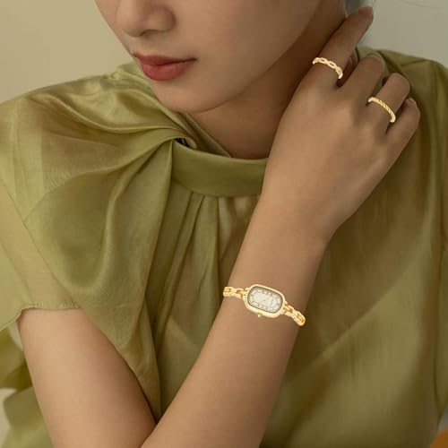 NEWITIN 61 Pieces Gold Jewelry Set for Women Fashion Costume Watch Jewelry | Bohemian Jewelry, Cubic Zirconia, Gold Plated Necklaces Bracelets Watch Rings Earrings Set for Women Party Daily, Women Gifts - color: Gold B