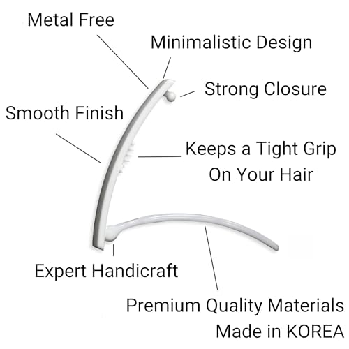12pcs Hair Barrettes Set for Women and Girls, Hair Clips for Thick Thin Fine Hair, Non-metal Hair Accessories, Non-Slip Grip Handmade Snap Hairpin, BPA Free | Non-metal BPA-free snap hairpins with a non-slip grip for thin, fine or thick hair; handmade in