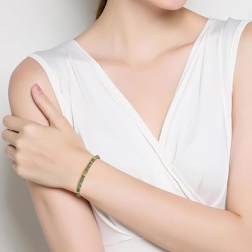JoycuFF Gifts for Women Inspirational Gifts for Teen Healing Natural Stone Bracelets for Women Friends Sister - style: You're awesome-Jade Nephrite