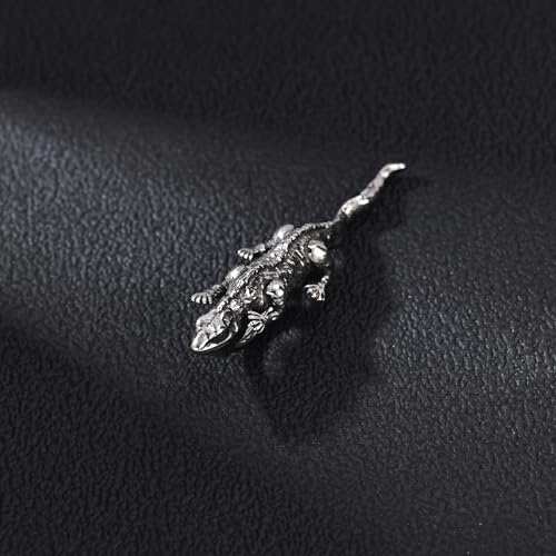 14G Surgical Stainless Steel Dangle Belly Button Rings for Women Belly Ring Dangling Piercing Jewelry CZ Snake lizard Skull Spider bat Halloween Party Punk Rock - style: lizard