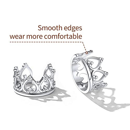 ChicSilver 925 Sterling Silver Ear Cuff Earrings Non Piercing Clip on Cartilage Cuff Earrings for Women - style: I: Crown
