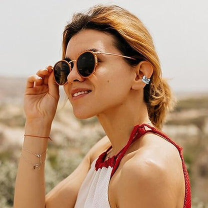 Ear Cuffs Non Piercing Aretes De Mujer Gold Chunky Earrings for Women Clip On Earrings Non Tarnish Gold Earrings Gifts Trendy Stuffers - color: 2PCS Double Chunky Ear Cuff