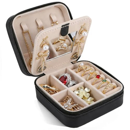 Travel Jewelry Case (Black) - color: Black