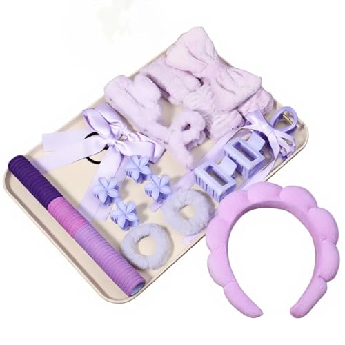 set of package Hair Accessories,Hair Ties,Hair Clips and barrette,Headbands for Birthday,Thanksgiving, Gift for women, Girl, friends,Lovers - color: ZH3308