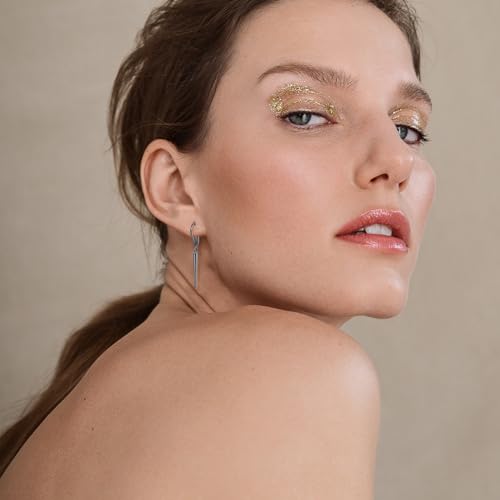 Leverback Earrings Dangle Earrings for Women Dangly Earrings Anniversary Birthday Gifts for Women - style: Spike Dangle Earrings-Black