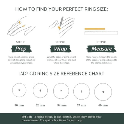 Birth Flower Stacking Ring for Women | 14K Gold Plated Brass, 12 Engraved Floral Motifs, Slim Stack-Ready Band, Available in US Sizes 5-9 - style: Oct.-Marigold