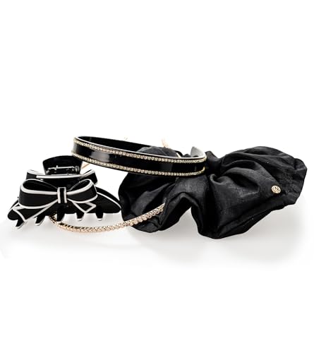 Violet & Brooks Everyday Essentials Hair Accessory Gift Box - Black - color: Black