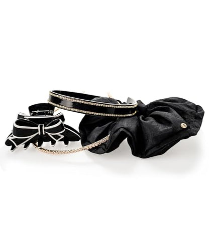 Violet & Brooks Everyday Essentials Hair Accessory Gift Box - Black - color: Black