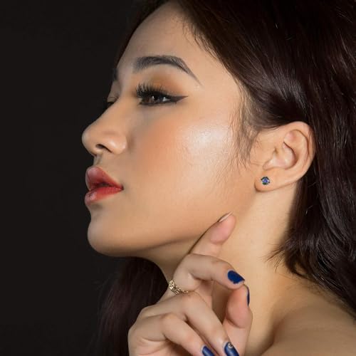 Gotumo 20G Flat Back Earrings Stud G23 Titanium Threadless Tragus Labret Cartilage Lip Medusa Conch Body Piercing Jewelry Hypoallergenic for Women Men - color: Black 16G Bar-6/7/8mm&CZ-2/3/4mm